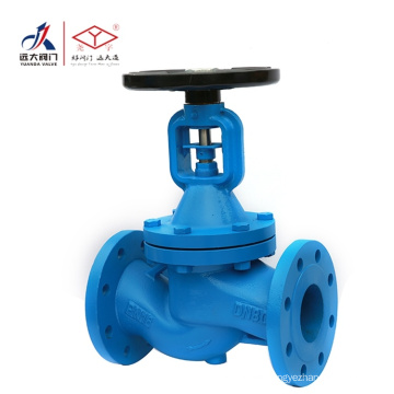 PN16 bellow cast iron globe valve-DIN